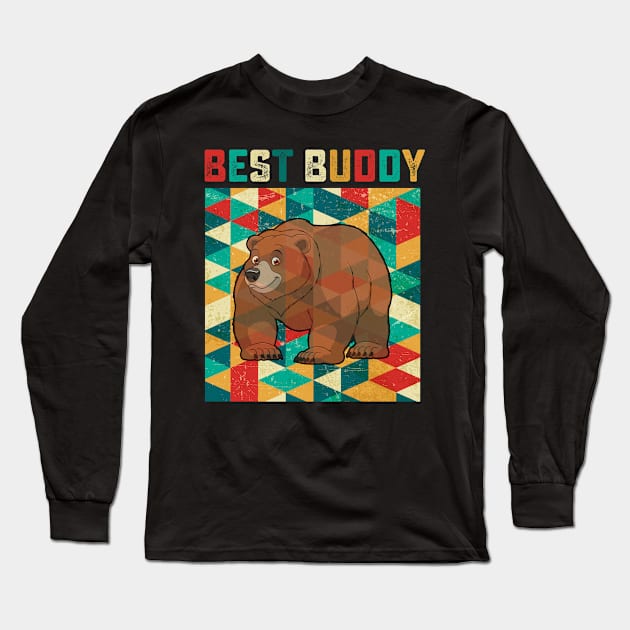 Best Buddy Bear Long Sleeve T-Shirt by danieldamssm